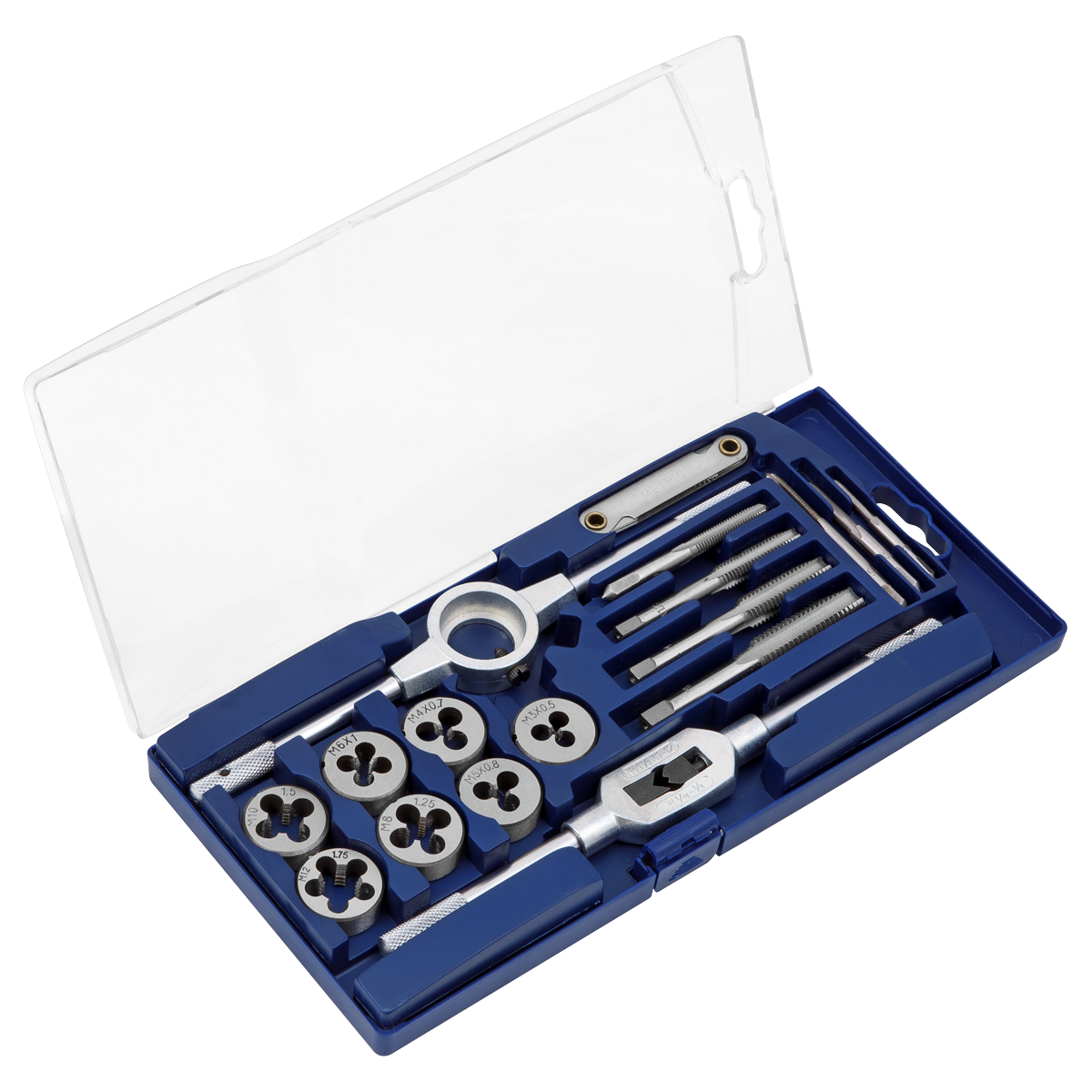 Sealey AK321 Metric Tap & Die Set 17pc