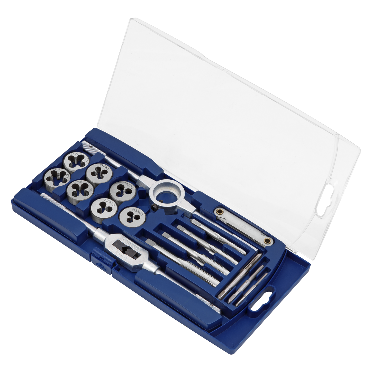 Sealey AK321 Metric Tap & Die Set 17pc