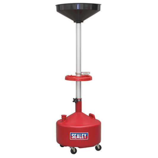 Sealey AK36D Manual Discharge Mobile Oil Drainer 36L