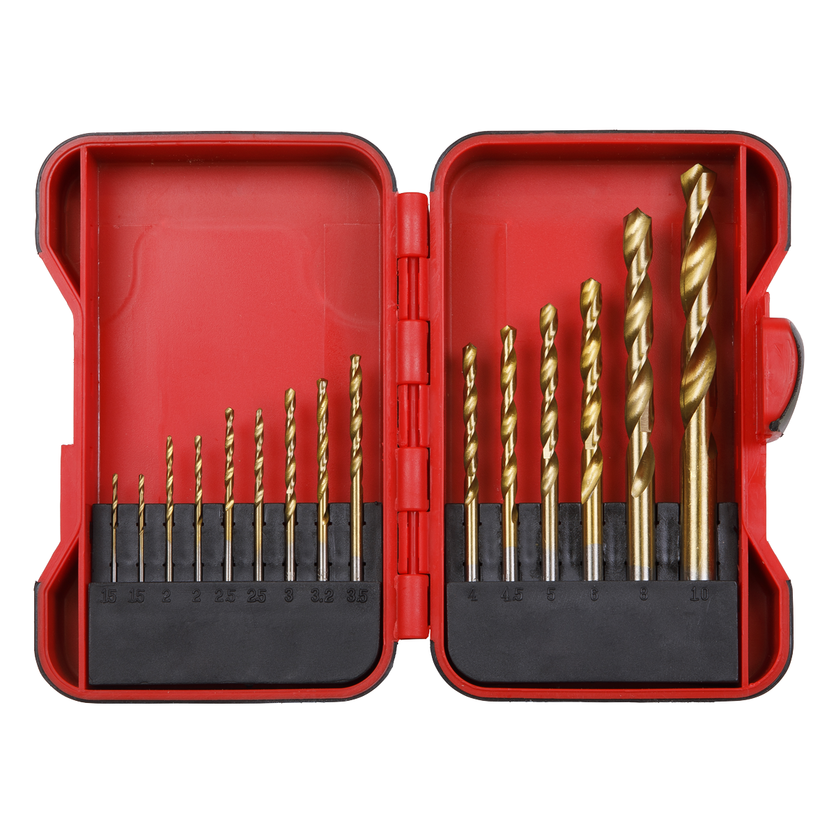 Sealey AK3715HSS HSS Drill Bit Set 15pc