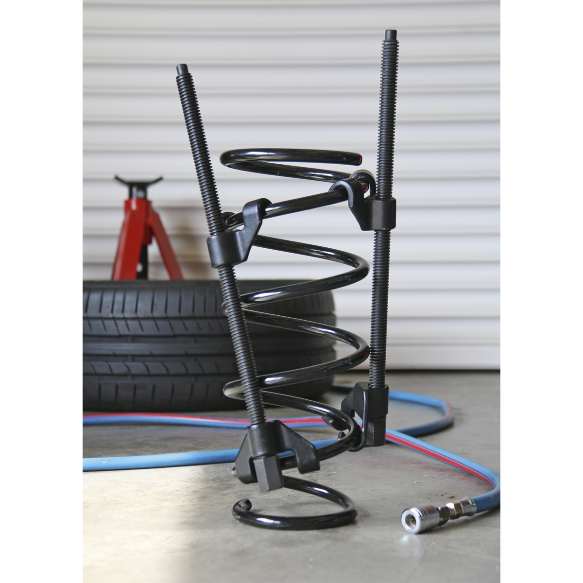 Sealey AK3846 Long Reach Coil Spring Compressor 1100kg 2pc