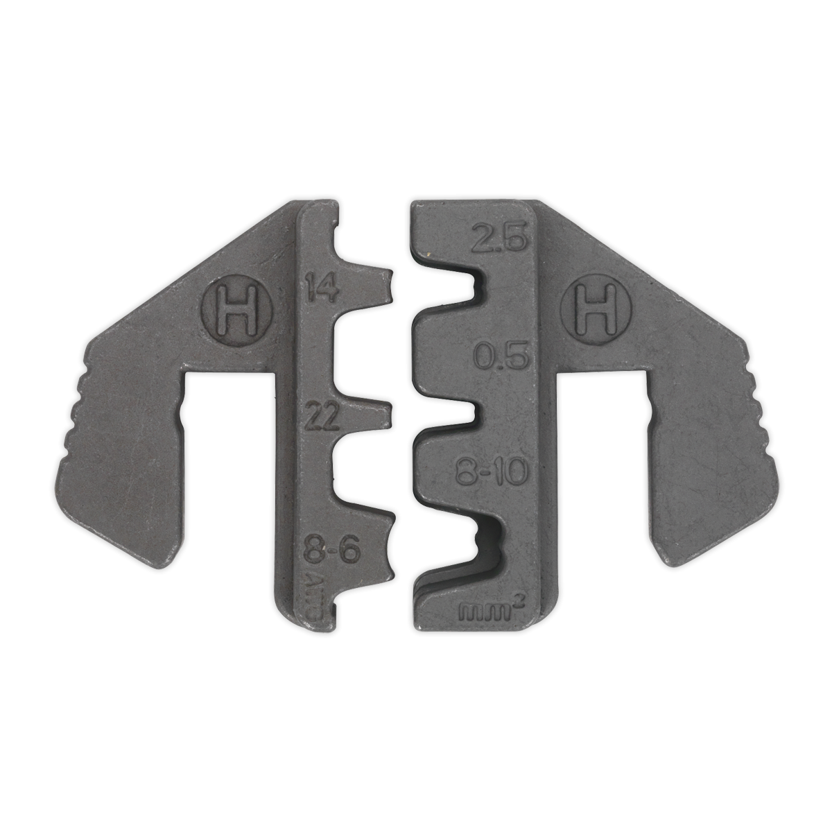 Sealey AK3858/H Open Barrel & D-Sub Crimping Jaws
