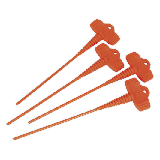Sealey AK391 Applicator Nozzle Stopper - Pack of 4
