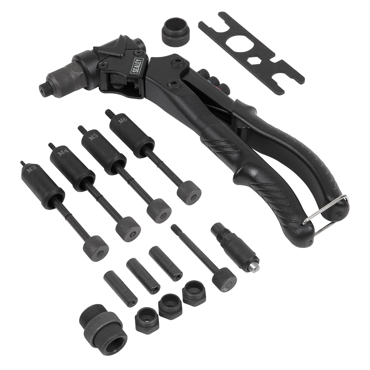 Sealey AK396 Blind Nut & Stud Riveting Kit