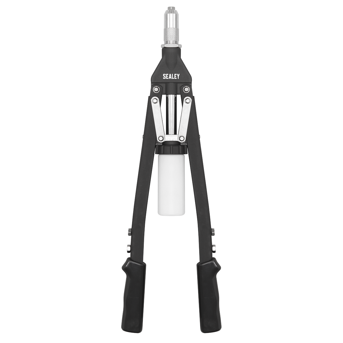 Sealey AK3981 Heavy-Duty Long-Arm Riveter with Collection Bowl