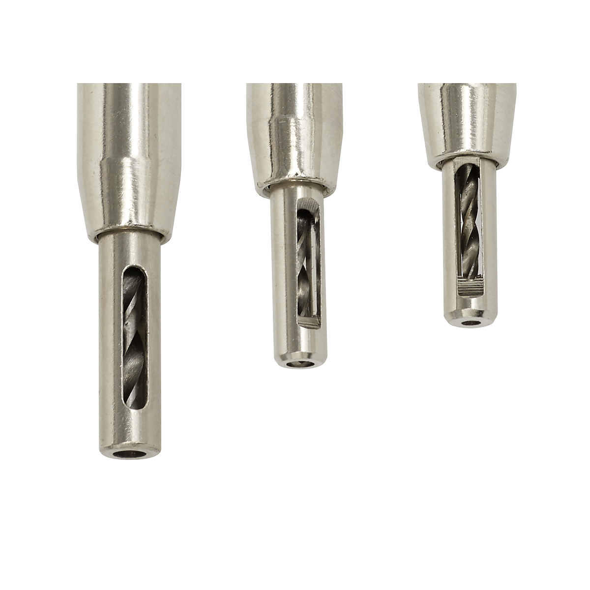 Sealey AK3HD Self-Centring Chamfered Hinge Drill Set 3pc