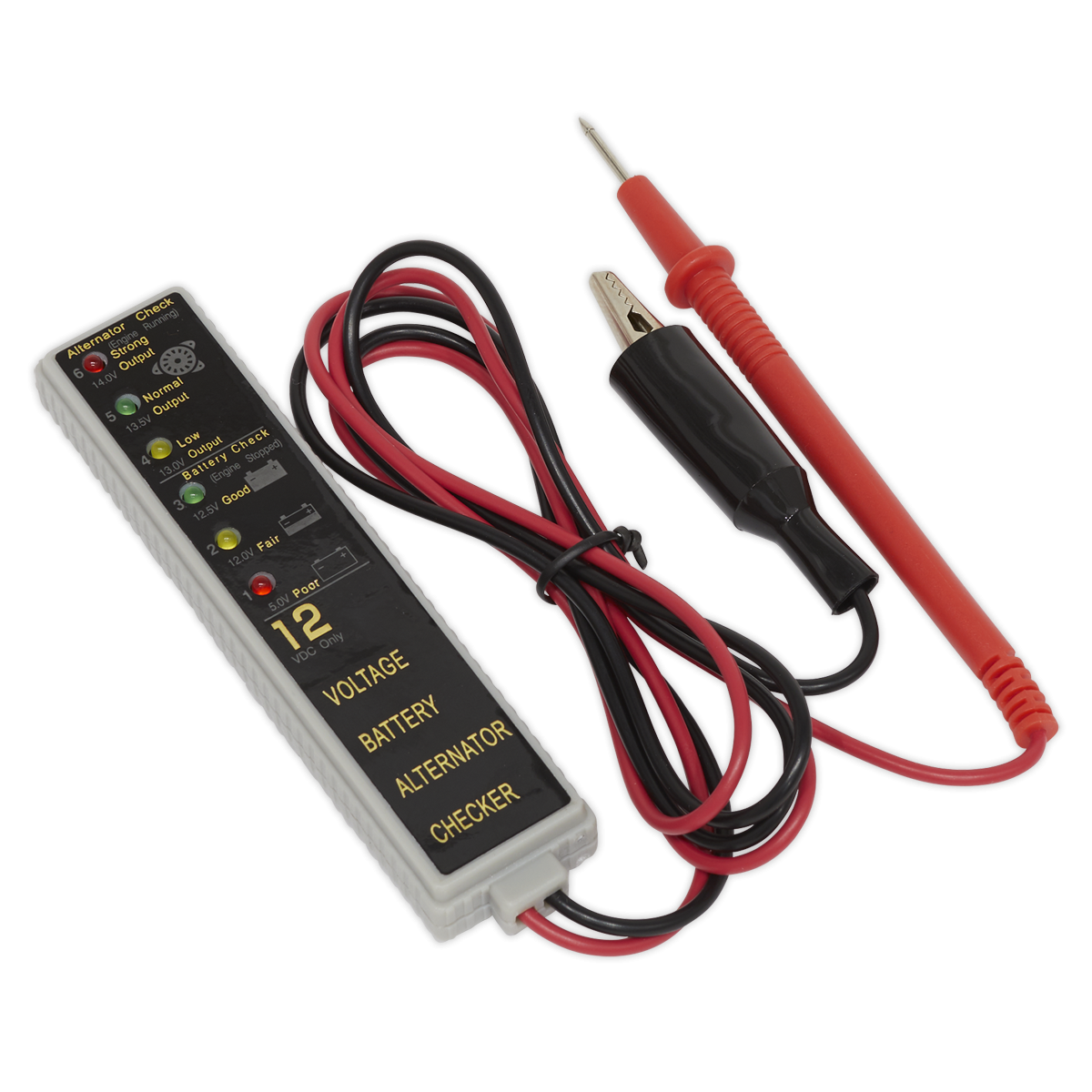 Sealey AK400 LED Battery & Alternator Tester 12V
