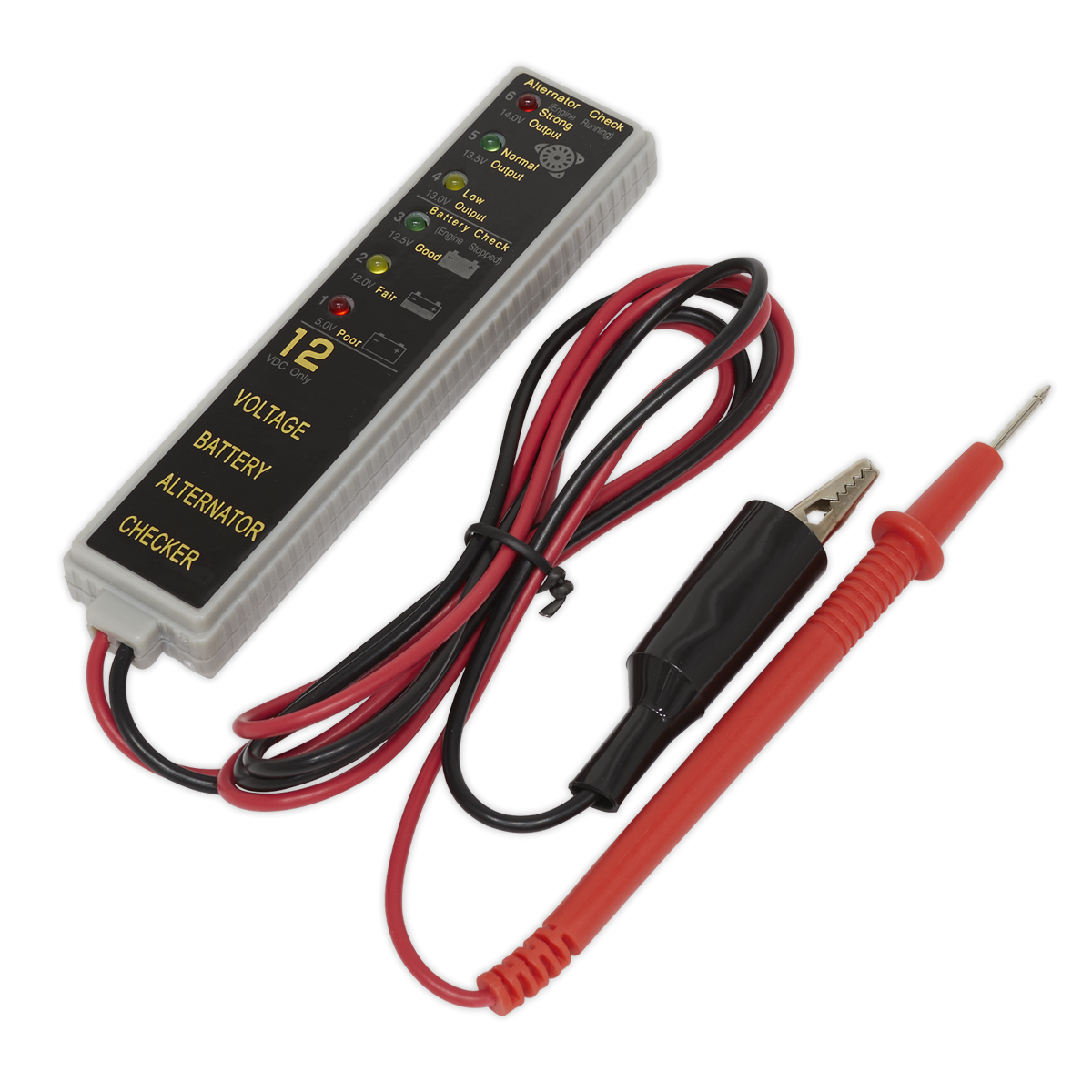 Sealey AK400 LED Battery & Alternator Tester 12V