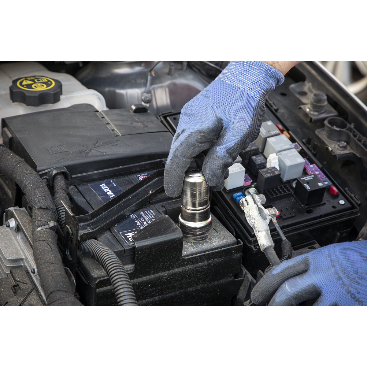 Sealey AK417 Battery Post & Terminal Cleaner