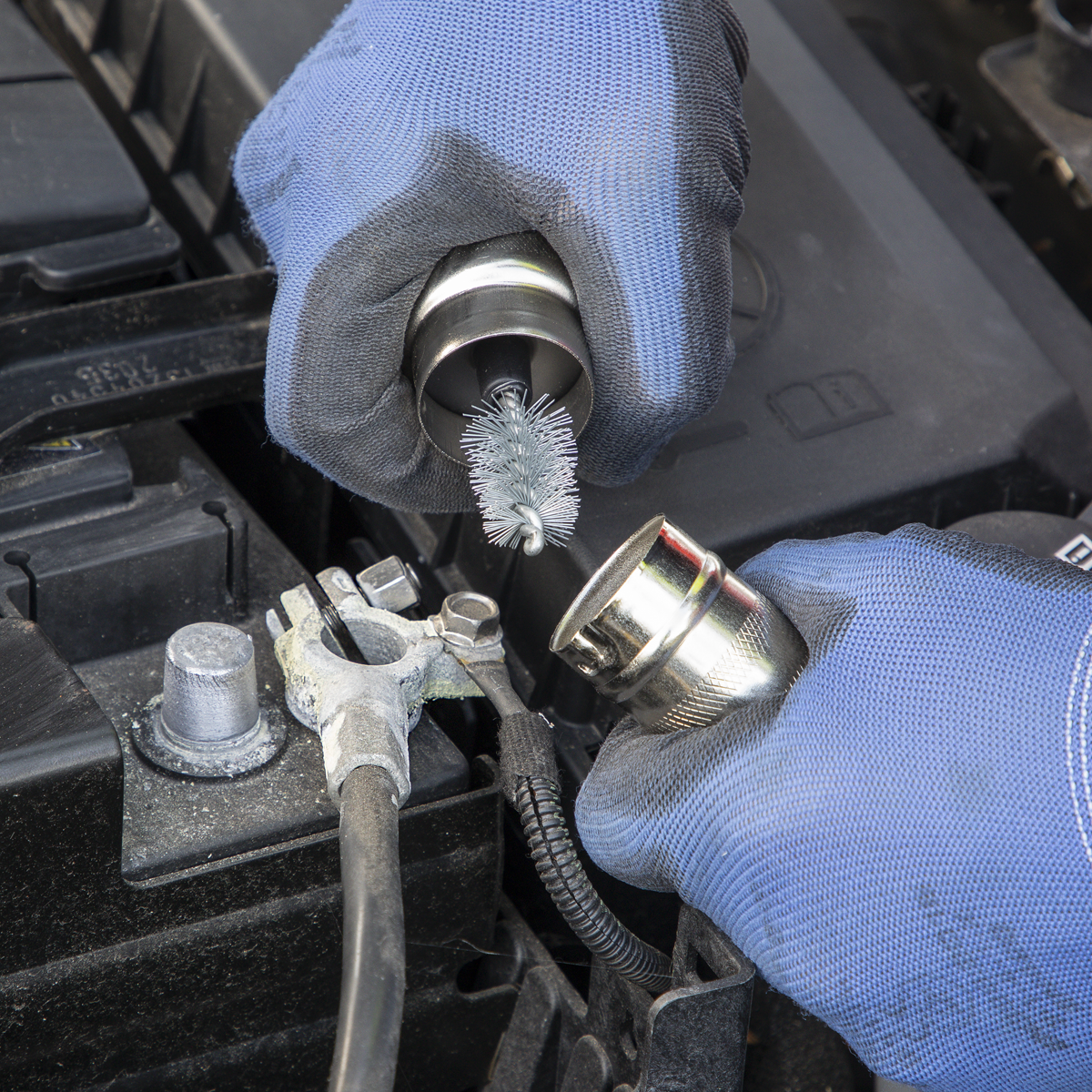 Sealey AK417 Battery Post & Terminal Cleaner