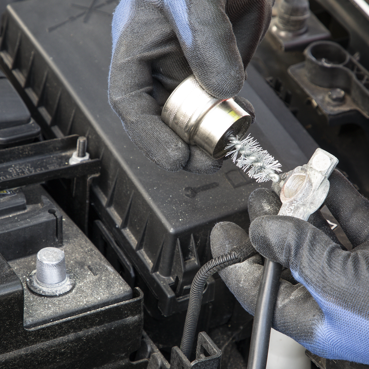 Sealey AK417 Battery Post & Terminal Cleaner