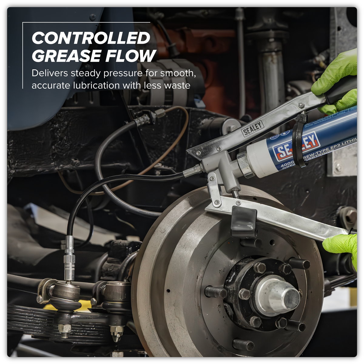 Sealey AK4405 Double Lever Grease Gun