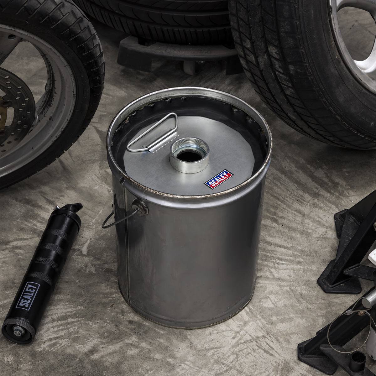 Sealey AK4409 Bulk Fill Follower Plate For Grease Guns