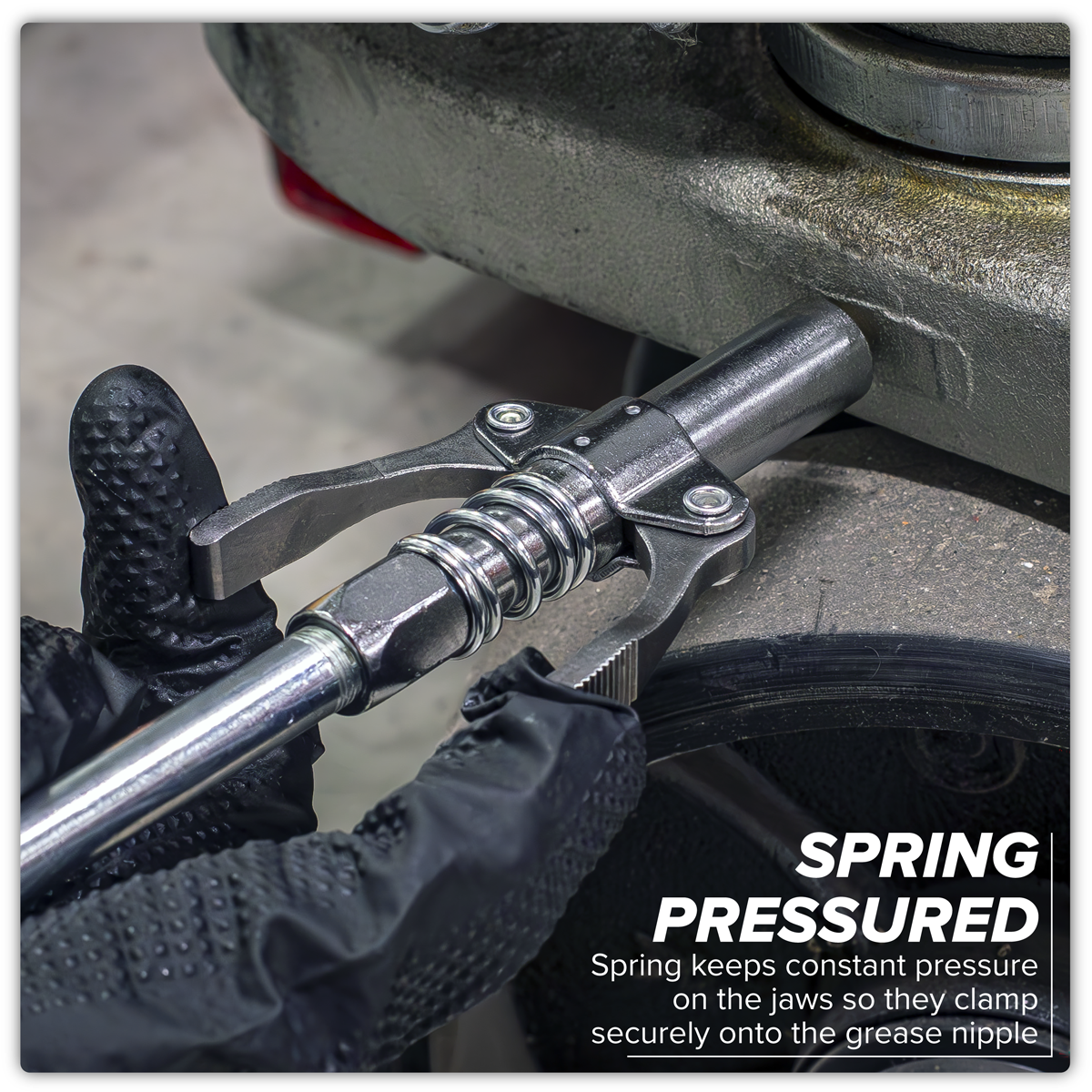 Sealey AK453 Double Handle Grease Gun Coupler