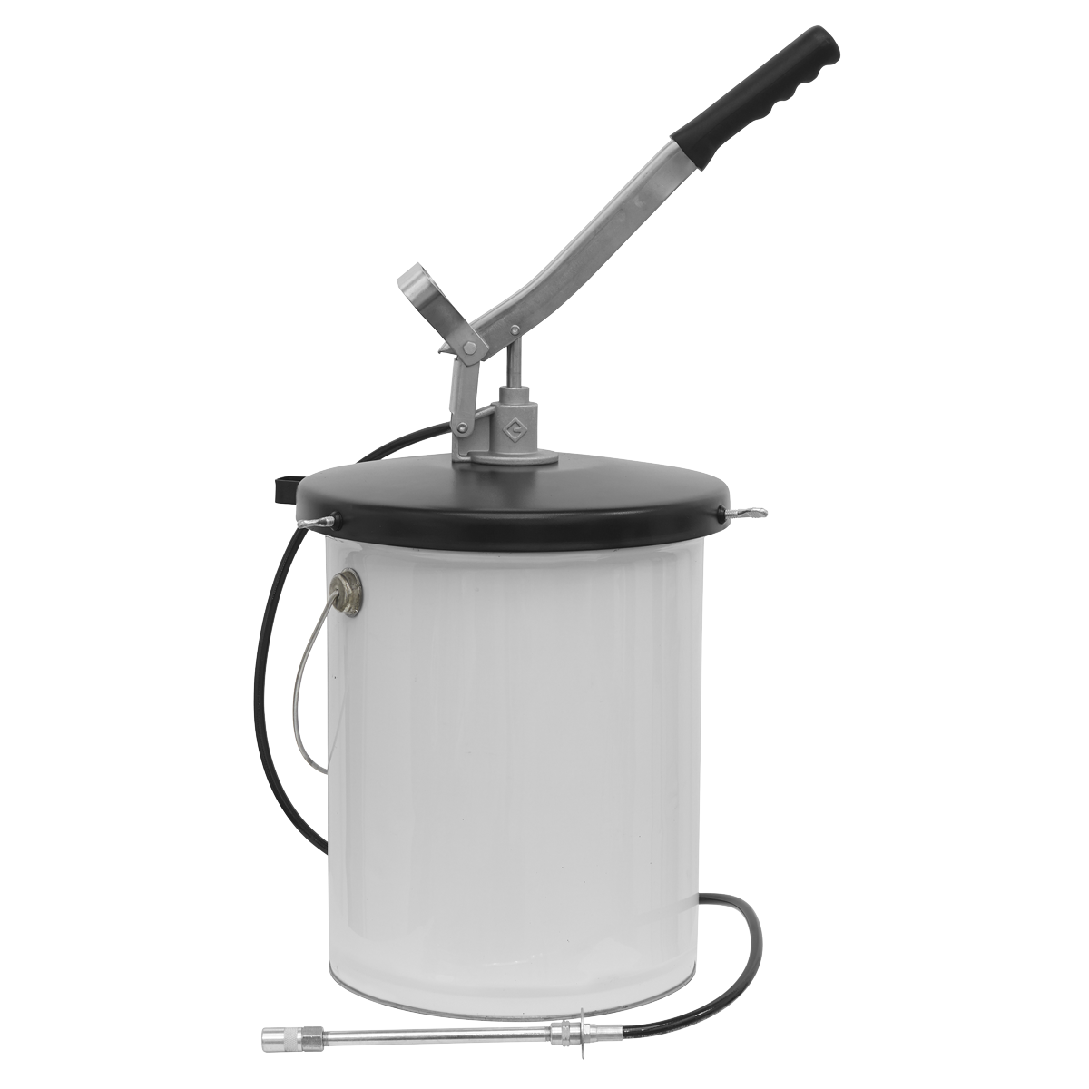 Sealey AK455 Extra-Heavy-Duty Grease Pump with Follower Plate 12.5kg
