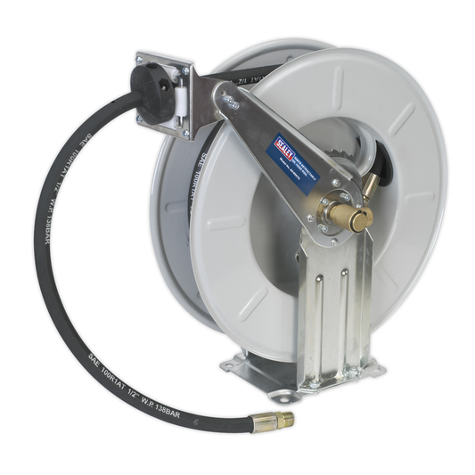 Sealey AK4567D Retractable Oil Hose Reel 10m
