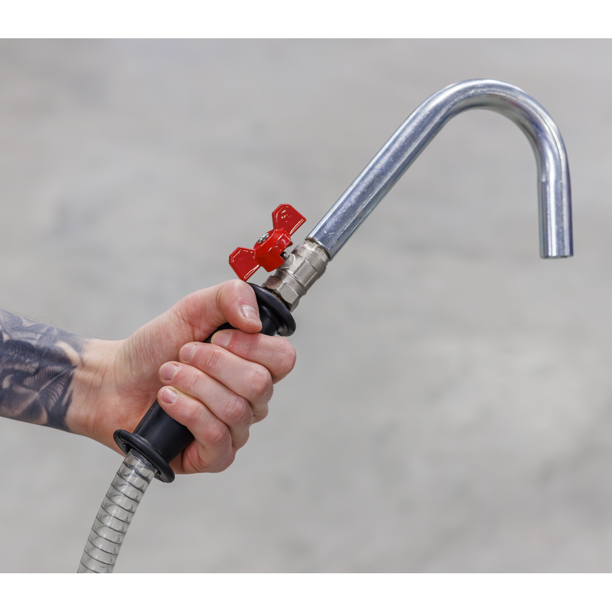 Sealey AK456DX Air Discharge Mobile Oil Drainer with Probes 35L