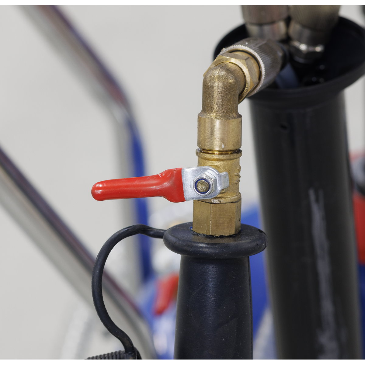 Sealey AK456DX Air Discharge Mobile Oil Drainer with Probes 35L