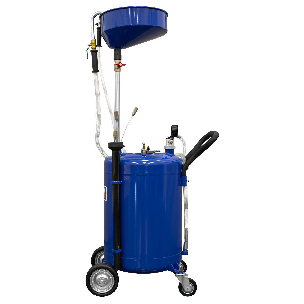 Sealey AK459DX Air Discharge Mobile Oil Drainer with Probes 90L