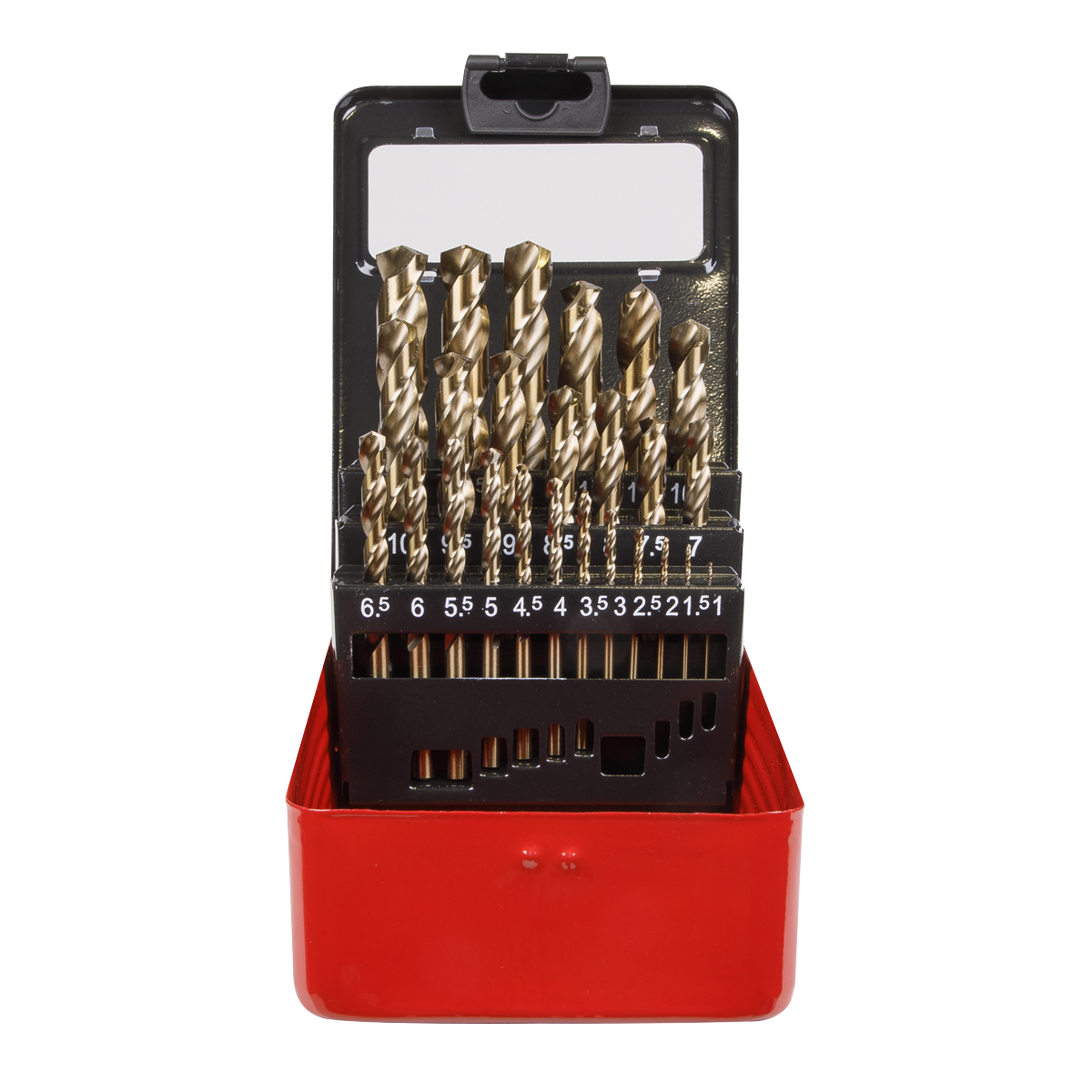 Sealey AK4702 HSS Cobalt Fully Ground Drill Bit Set 25pc