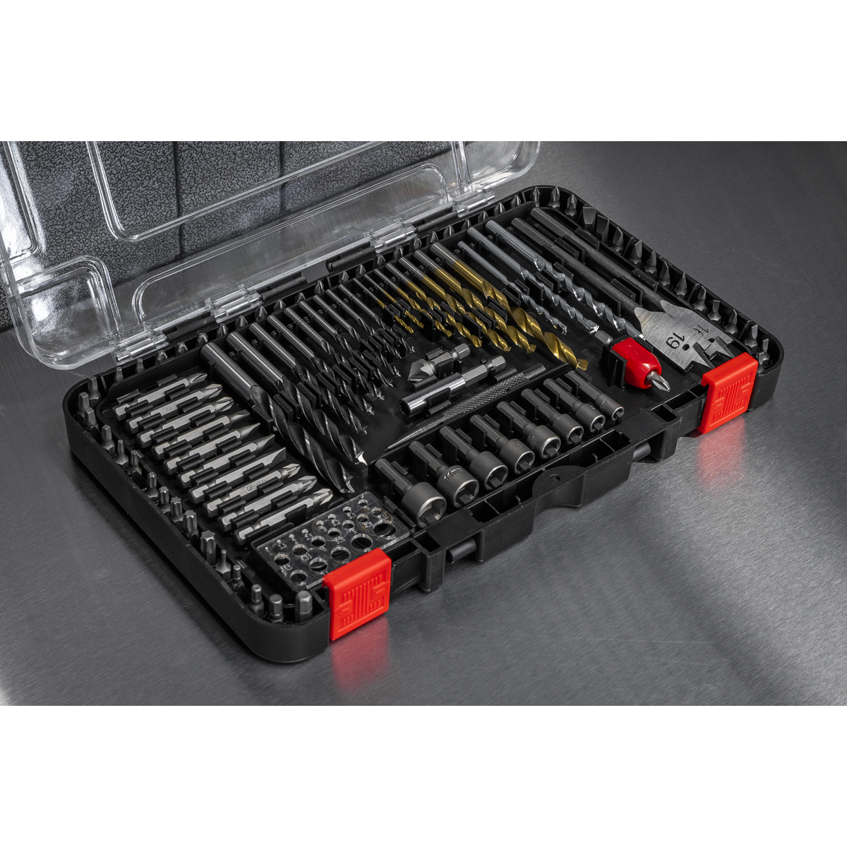 Sealey AK47104 Drill & Bit Accessory Set 104pc