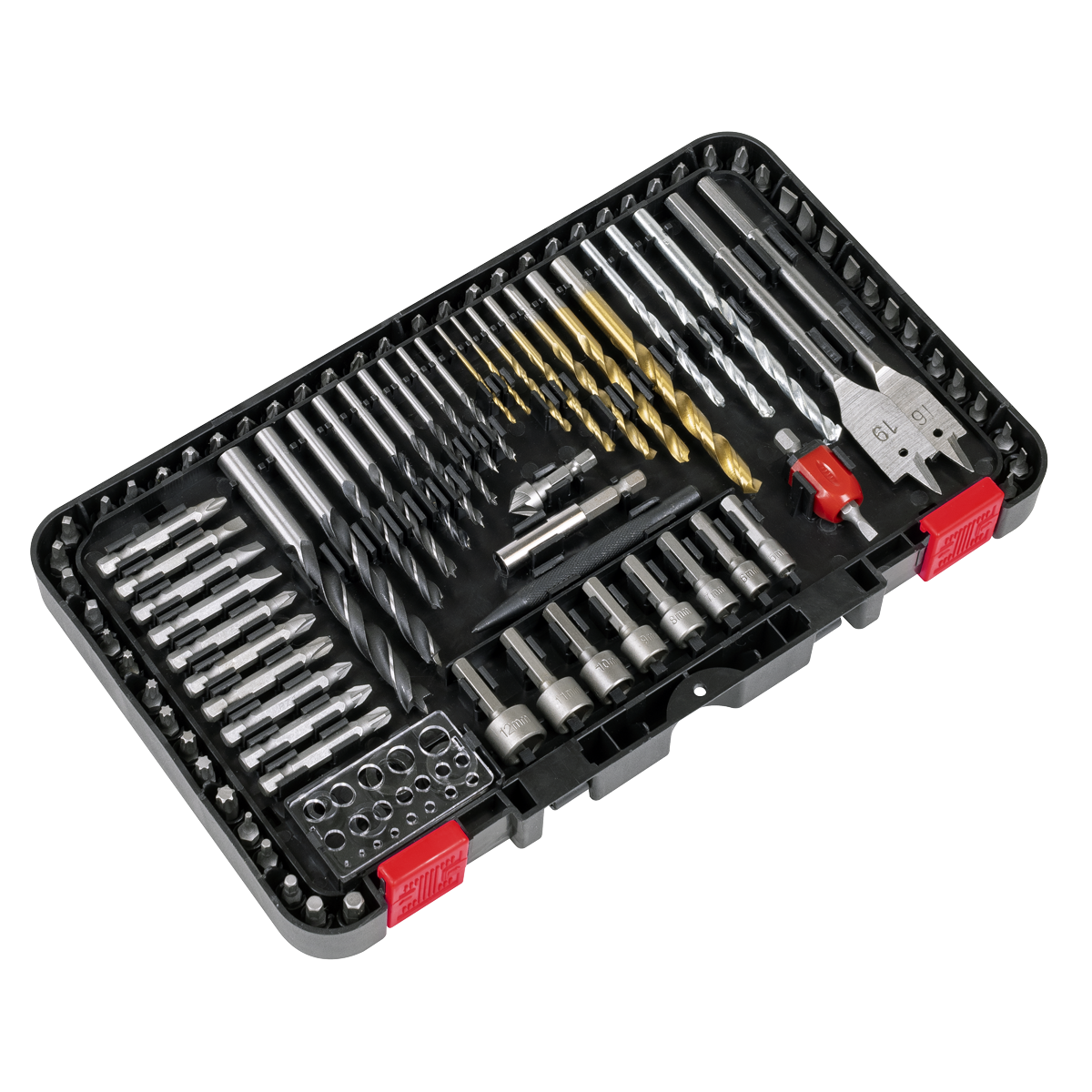 Sealey AK47104 Drill & Bit Accessory Set 104pc
