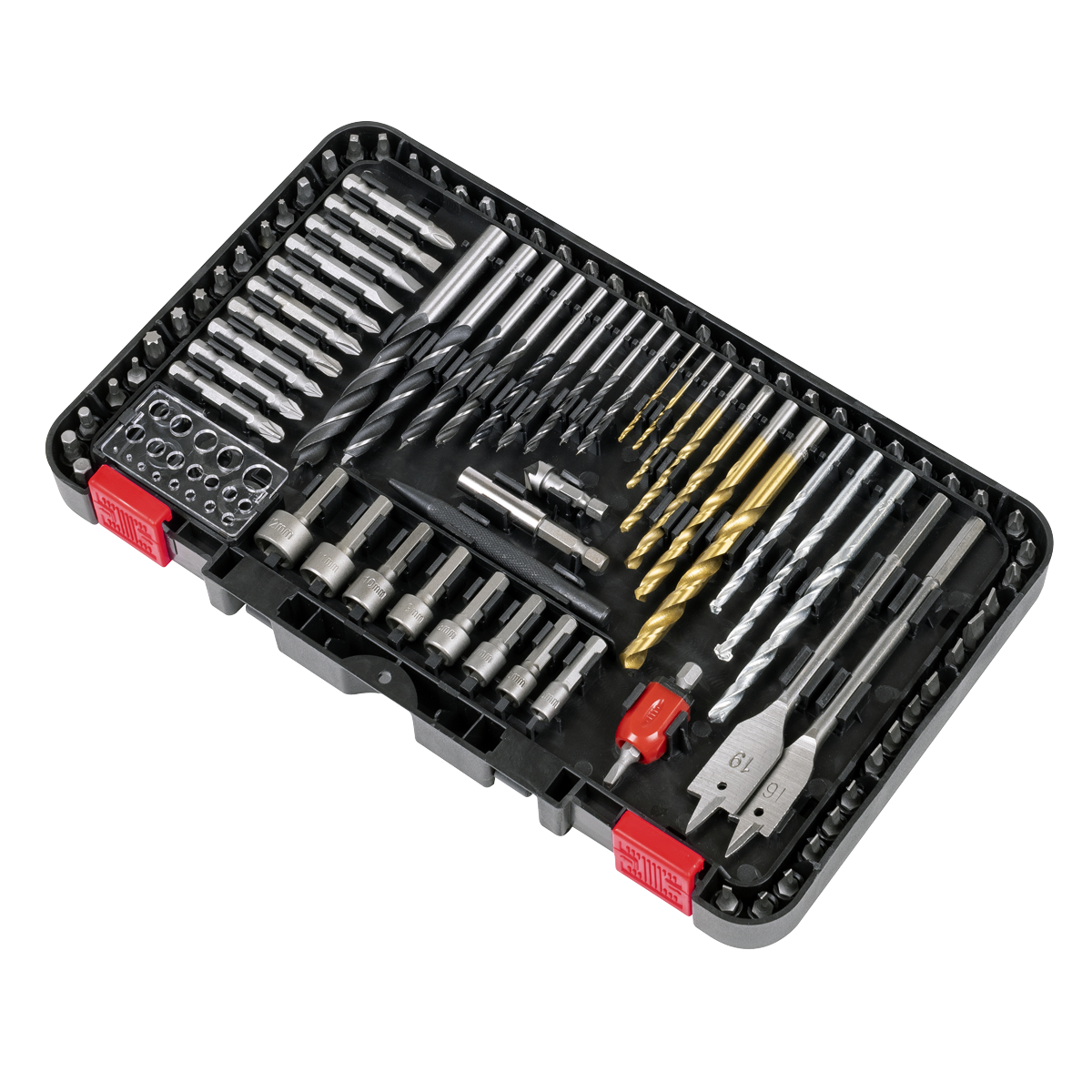 Sealey AK47104 Drill & Bit Accessory Set 104pc