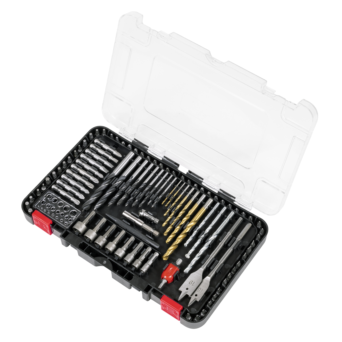 Sealey AK47104 Drill & Bit Accessory Set 104pc