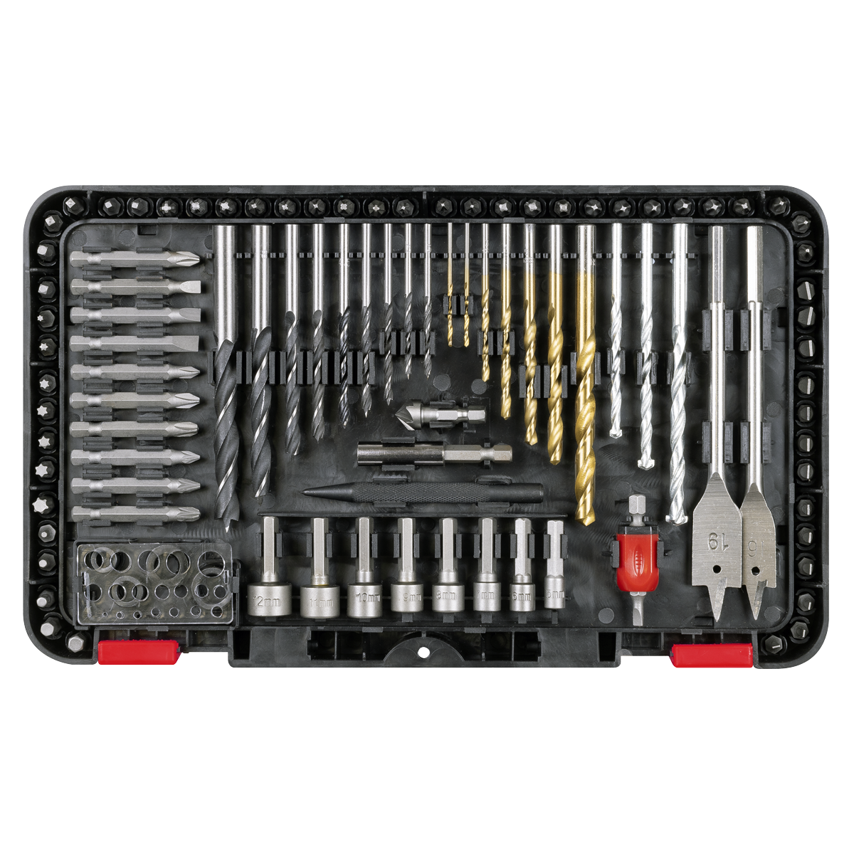 Sealey AK47104 Drill & Bit Accessory Set 104pc