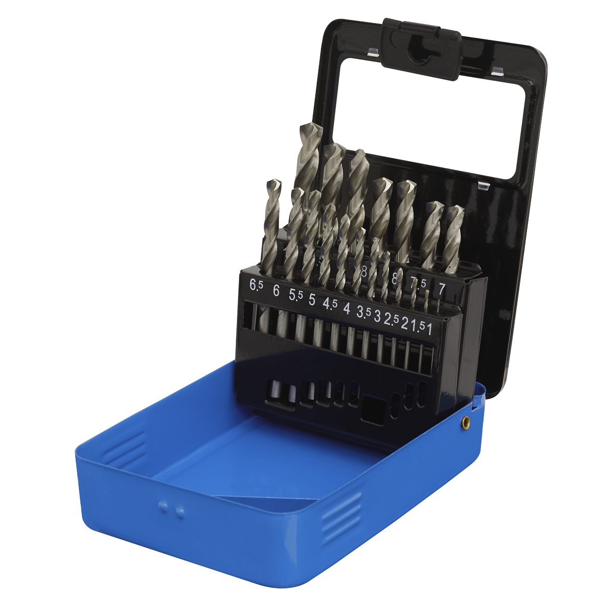 Sealey AK47191 HSS Fully Ground Drill Bit Set 19pc