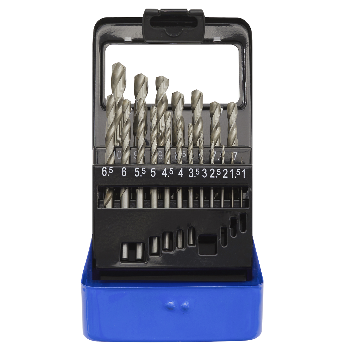 Sealey AK47191 HSS Fully Ground Drill Bit Set 19pc