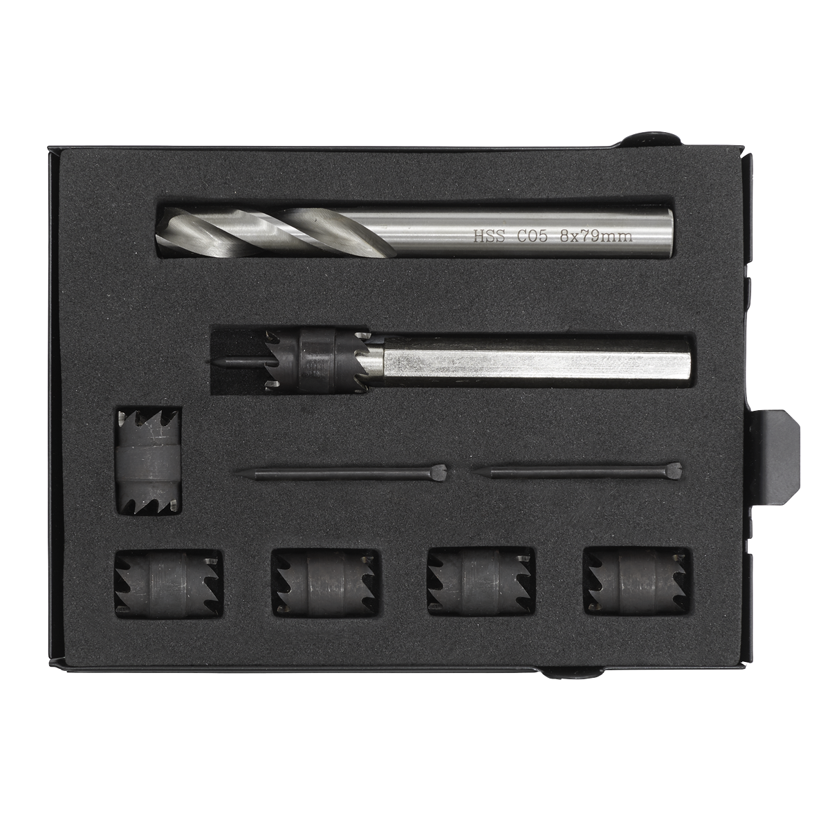 Sealey AK4730 Spot Weld Cutter & Drill Bit Set 10mm 9pc