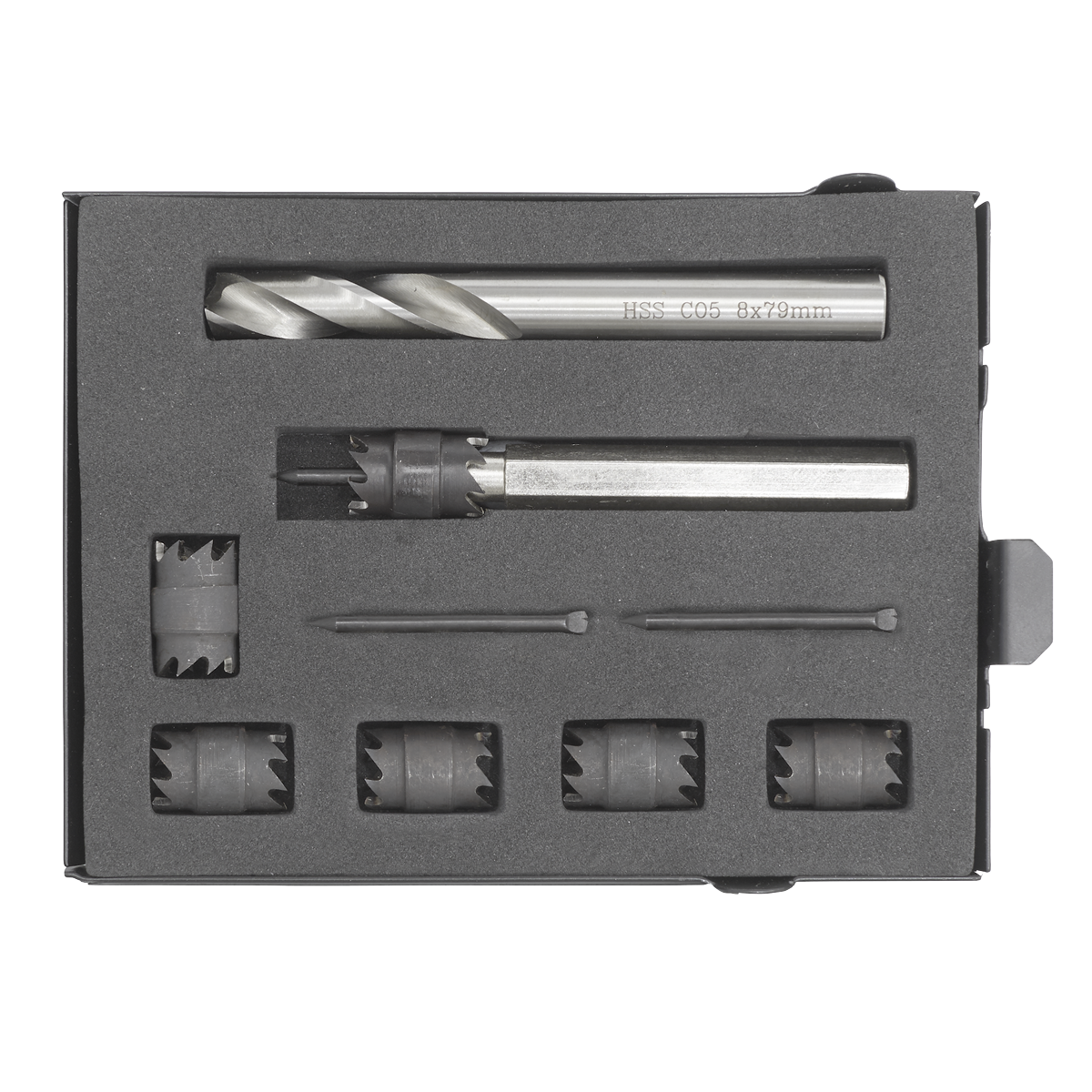 Sealey AK4730 Spot Weld Cutter & Drill Bit Set 10mm 9pc