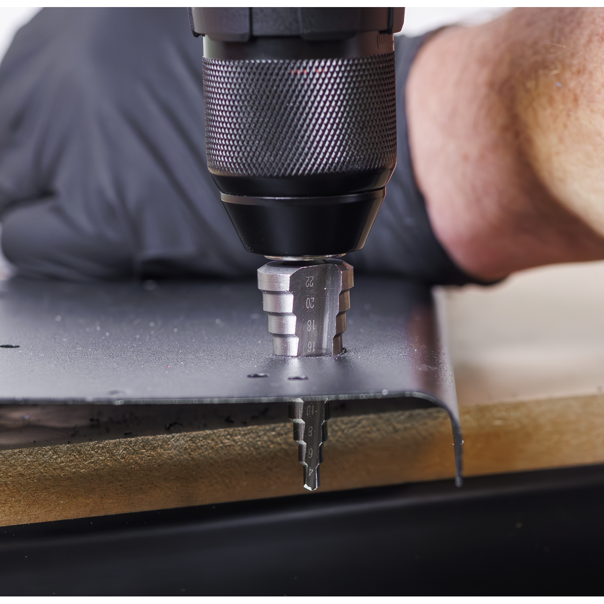 Sealey AK4744 Straight Flute HSS 4341 Step Drill Bit 4-22mm