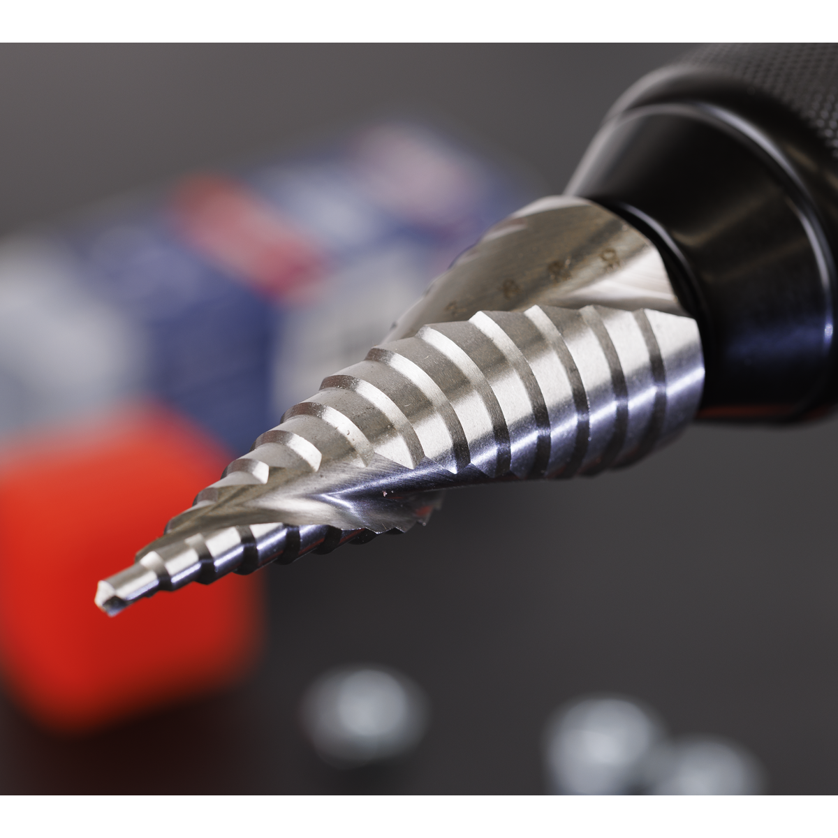 Sealey AK4748 Spiral Flute HSS 4341 Step Drill Bit 4-30mm