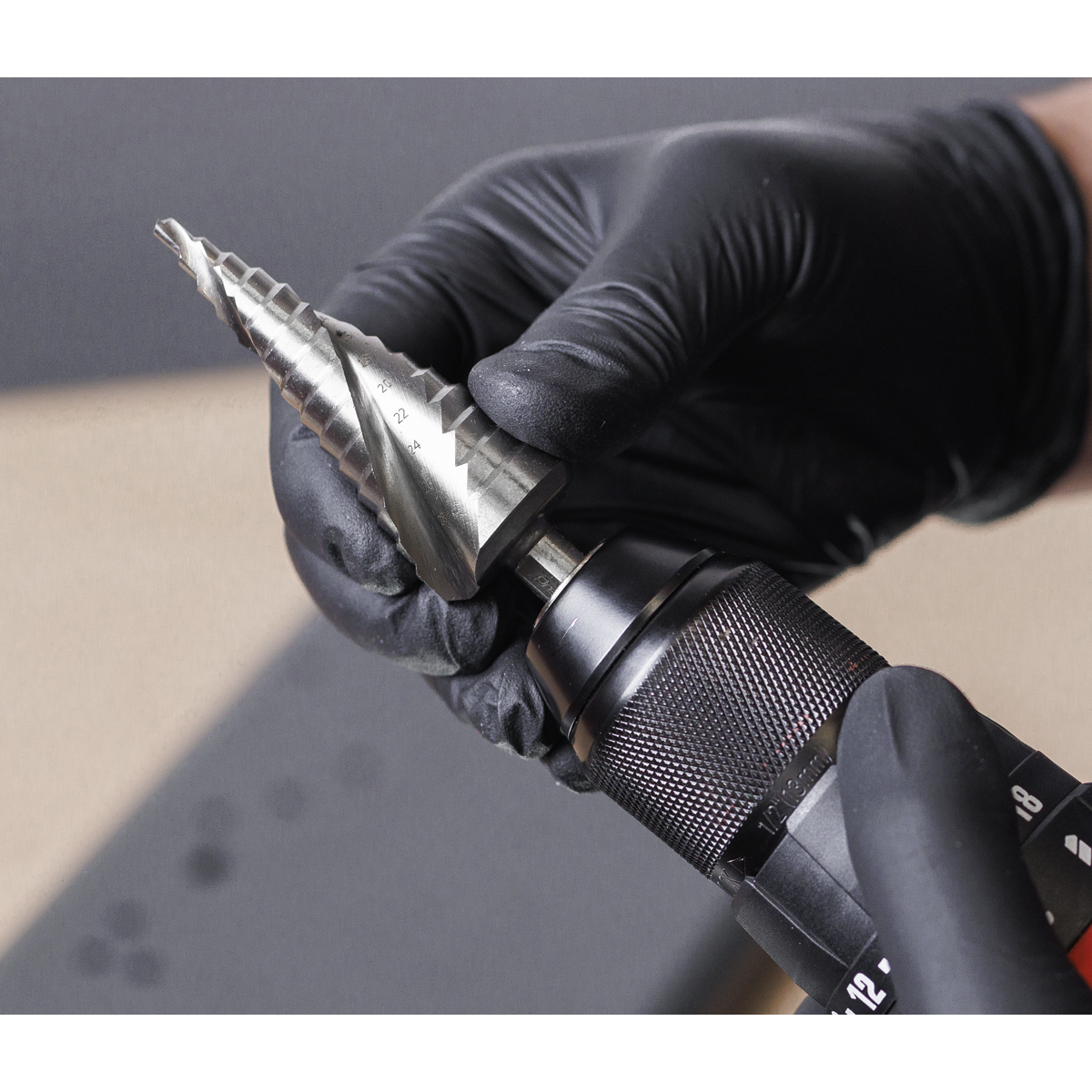 Sealey AK4748 Spiral Flute HSS 4341 Step Drill Bit 4-30mm