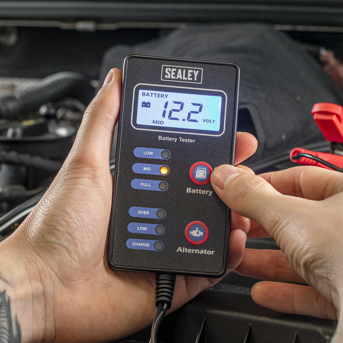 Sealey AK500 Battery & Alternator Tester with LCD Screen 12V
