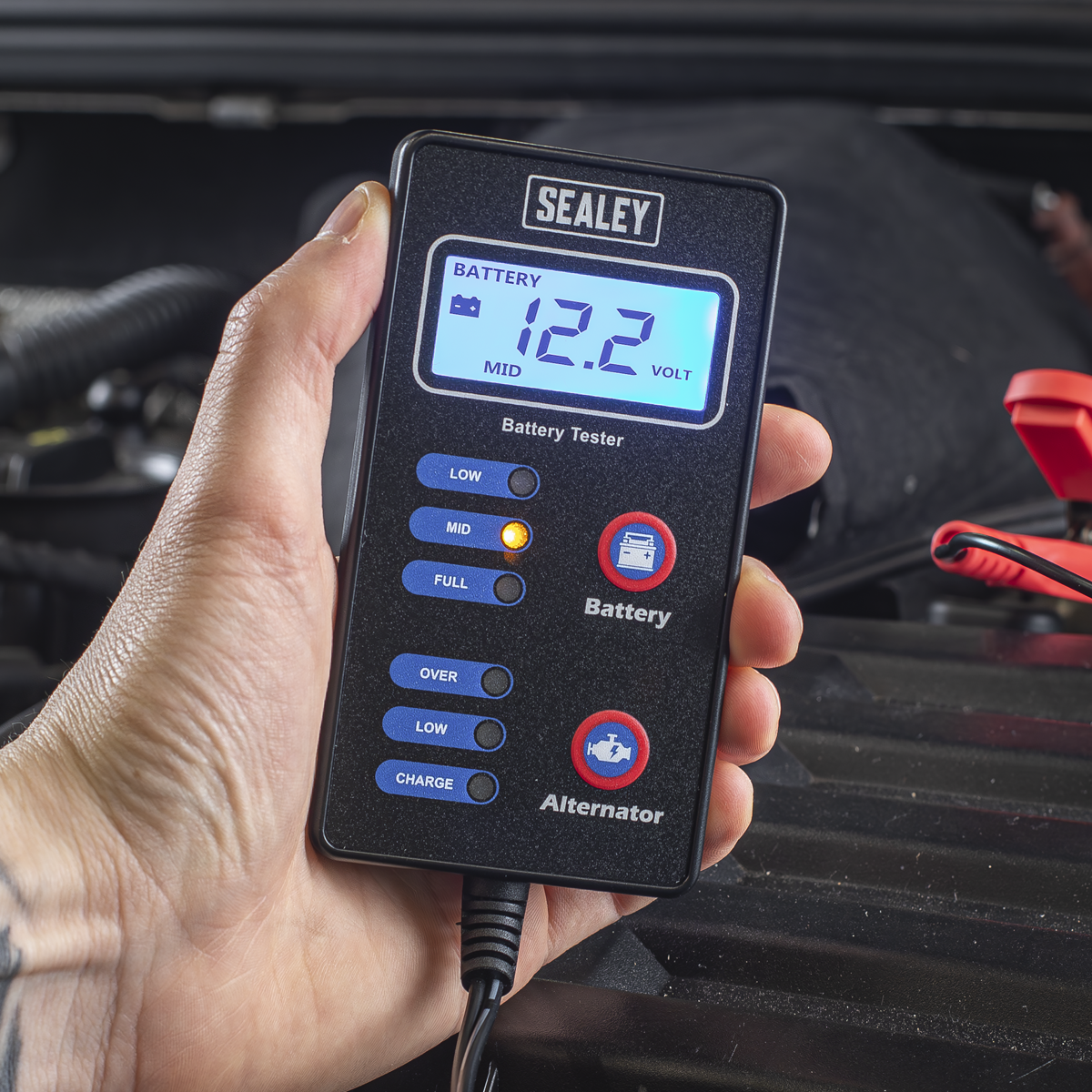 Sealey AK500 Battery & Alternator Tester with LCD Screen 12V