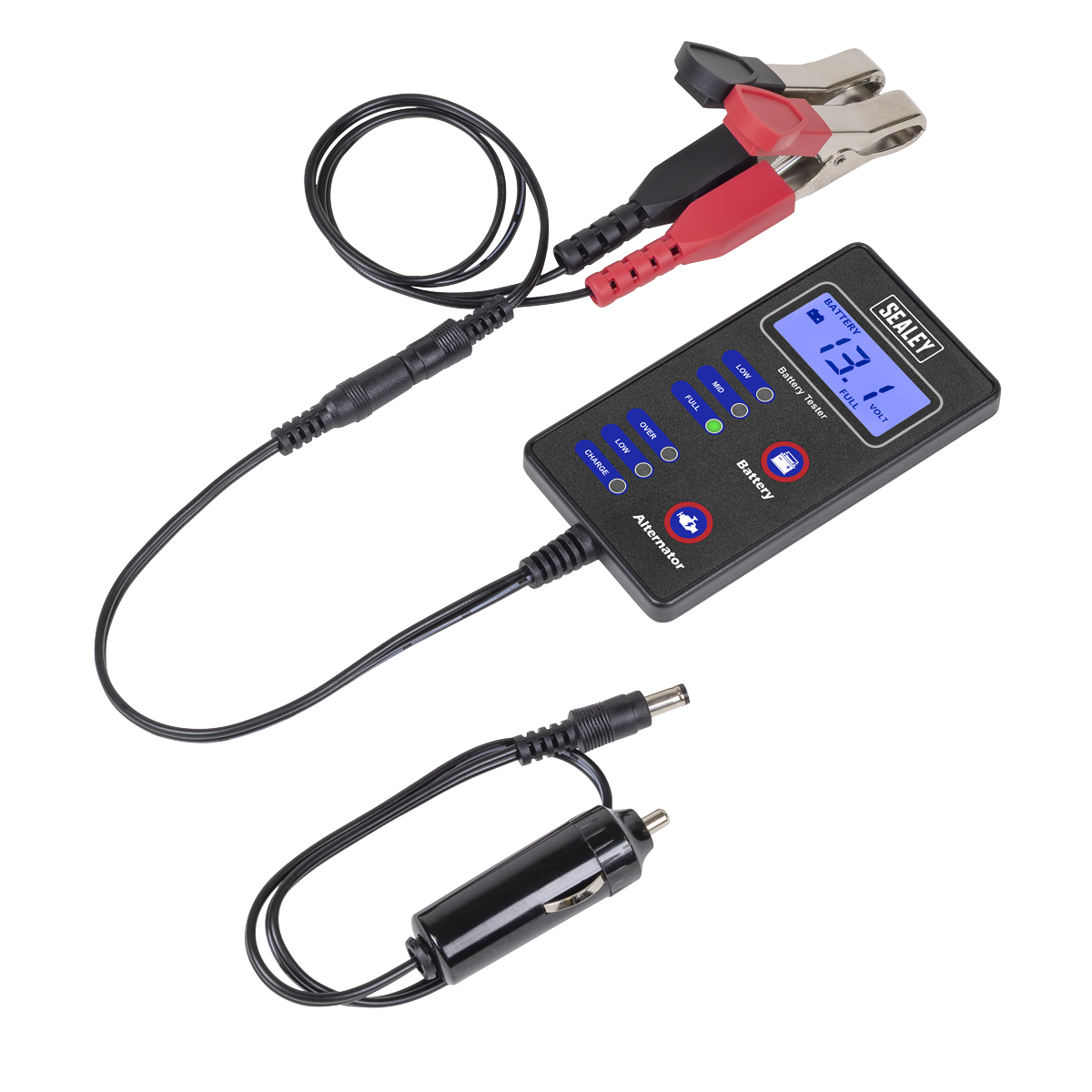 Sealey AK500 Battery & Alternator Tester with LCD Screen 12V