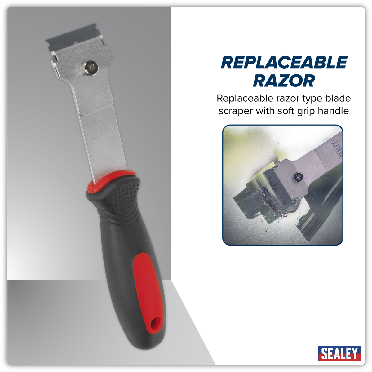 Sealey AK52504 Razor Blade Scraper