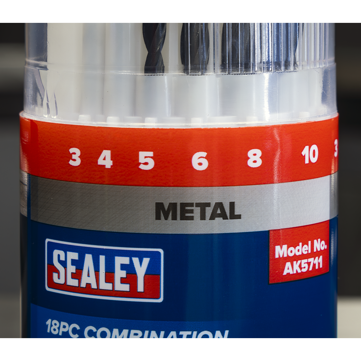 Sealey AK5711 Combination Drill Bit Set 18pc