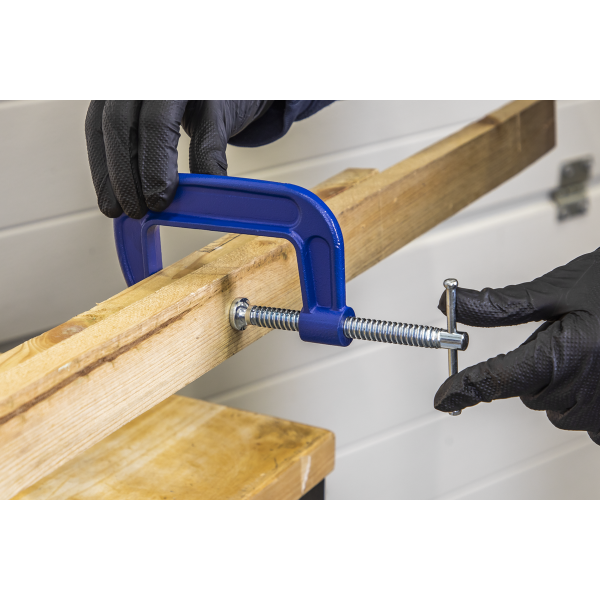 Sealey AK60034 G-Clamp Set 75mm 4pc