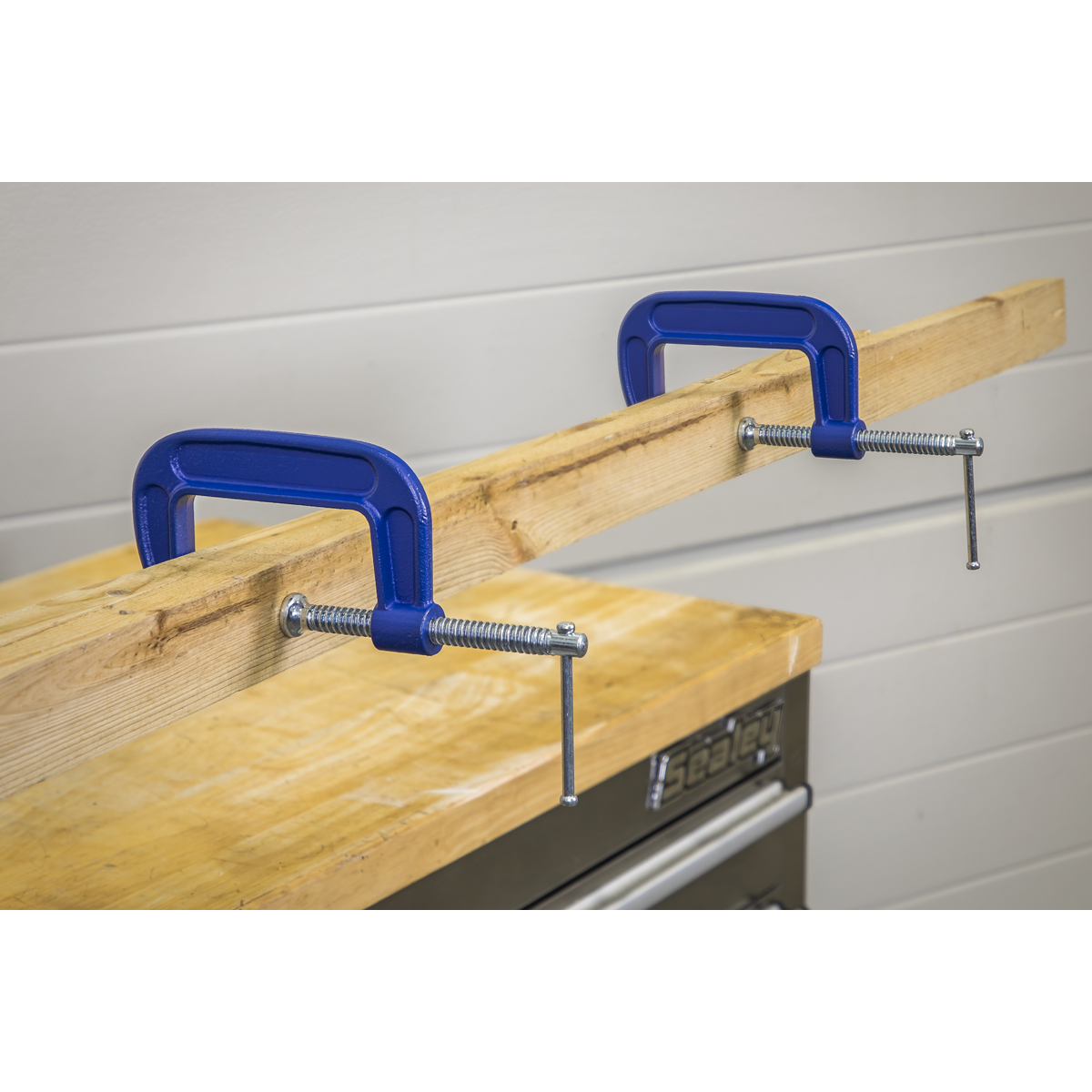 Sealey AK60034 G-Clamp Set 75mm 4pc