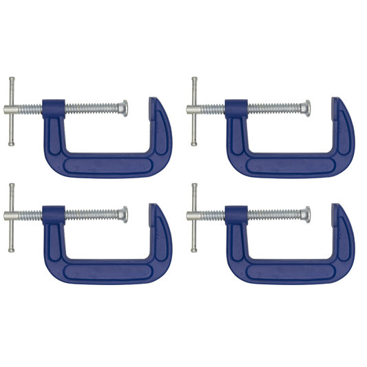 Sealey AK60034 G-Clamp Set 75mm 4pc