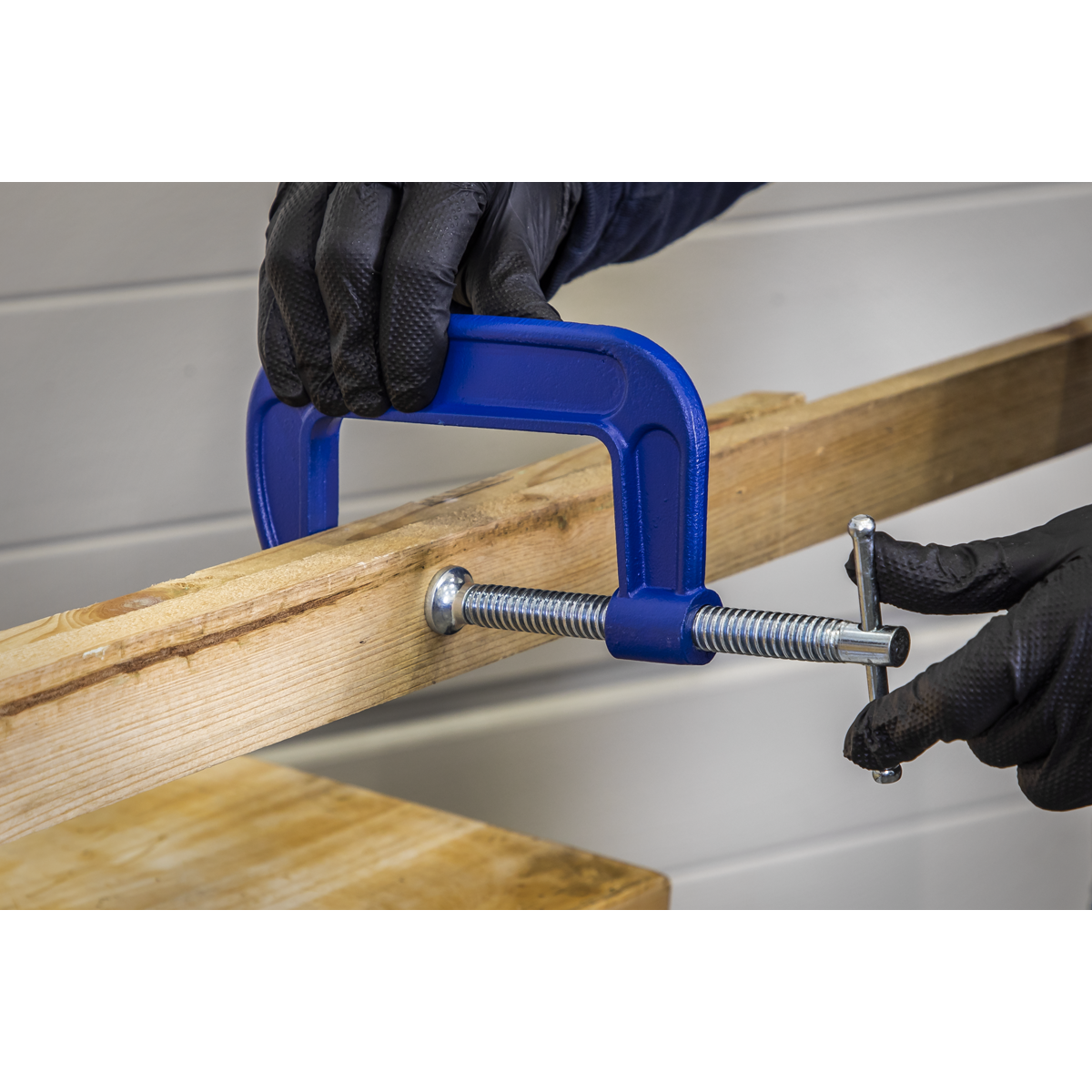 Sealey AK60044 G-Clamp Set 100mm 4pc