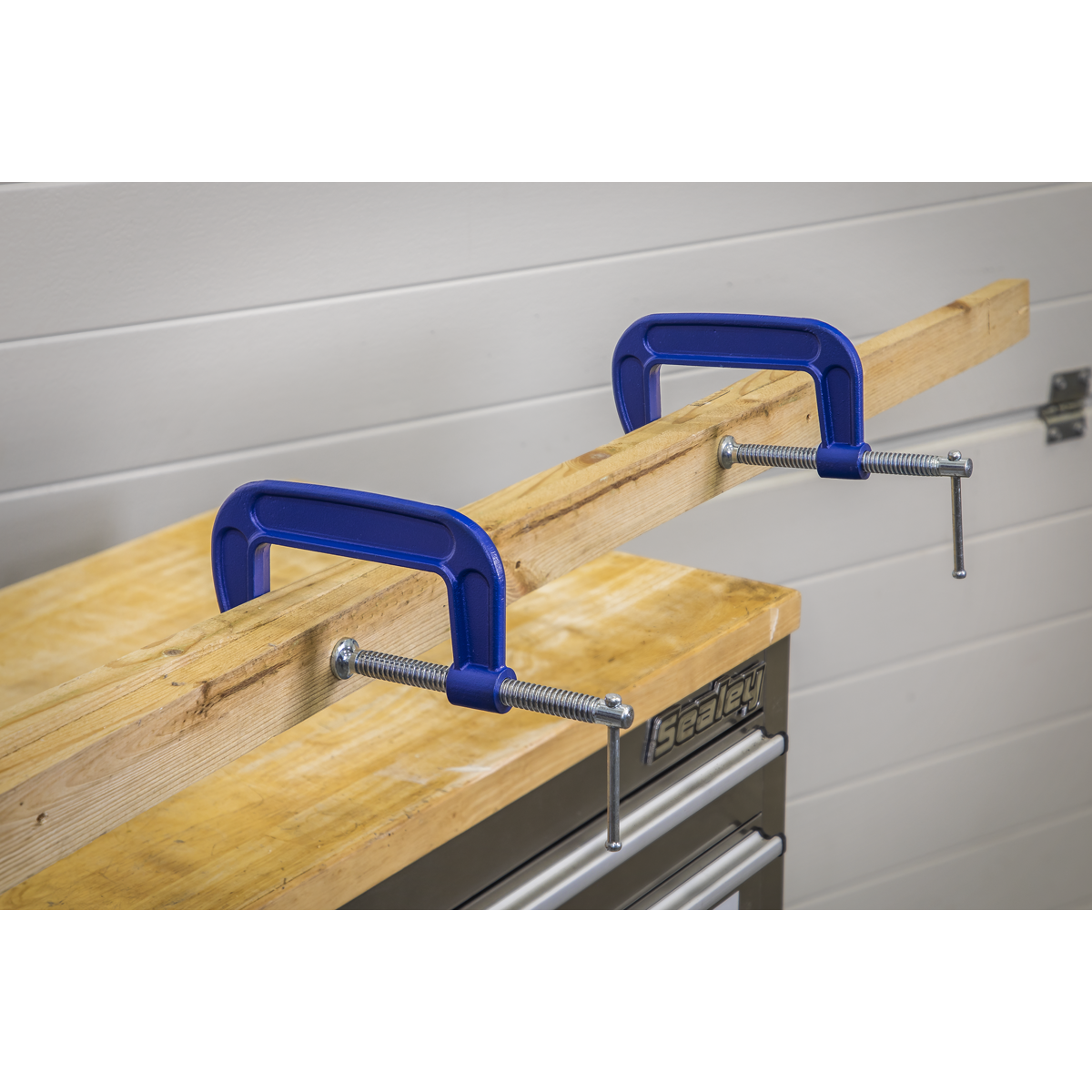 Sealey AK60044 G-Clamp Set 100mm 4pc