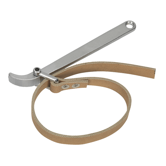 Sealey AK6404 Oil Filter Strap Wrench 60-140mm Capacity