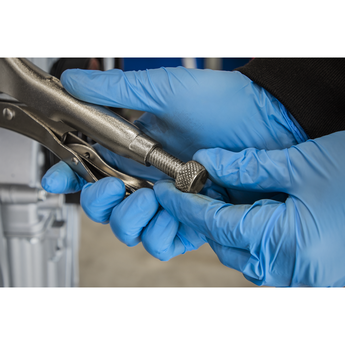 Sealey AK6423 Angled Oil Filter Locking Pliers 45-130mm Capacity