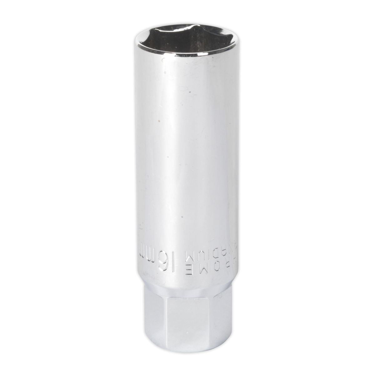Sealey AK6557 Thin Wall Spark Plug Socket 3/8"Sq Drive 16mm