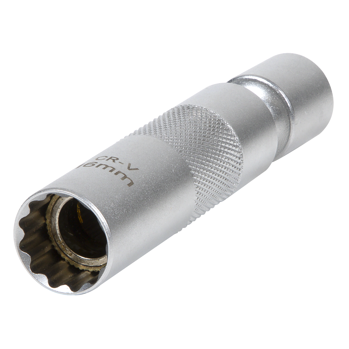 Sealey AK6571 Spark Plug Socket with Universal Joint 3/8"Sq Drive 12-Point 16mm